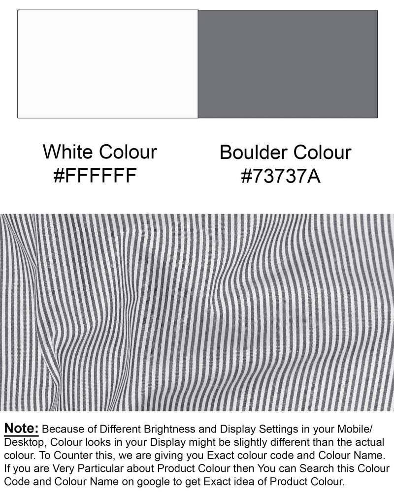 Bright White and Boulder Gray Striped Premium Cotton Shirt 6240-BD-38, 6240-BD-H-38, 6240-BD-39, 6240-BD-H-39, 6240-BD-40, 6240-BD-H-40, 6240-BD-42, 6240-BD-H-42, 6240-BD-44, 6240-BD-H-44, 6240-BD-46, 6240-BD-H-46, 6240-BD-48, 6240-BD-H-48, 6240-BD-50, 6240-BD-H-50, 6240-BD-52, 6240-BD-H-52