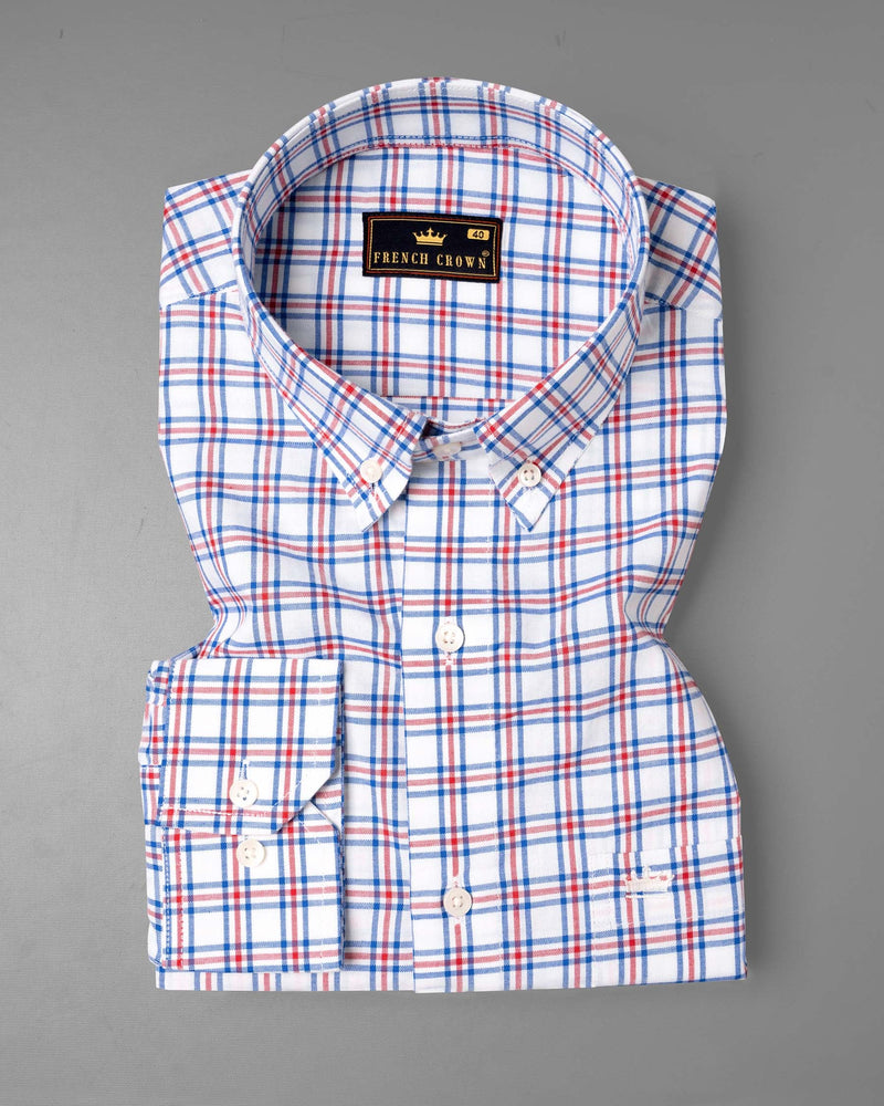 Bright White Plaid Royal Oxford Shirt 6243-BD-38, 6243-BD-H-38, 6243-BD-39, 6243-BD-H-39, 6243-BD-40, 6243-BD-H-40, 6243-BD-42, 6243-BD-H-42, 6243-BD-44, 6243-BD-H-44, 6243-BD-46, 6243-BD-H-46, 6243-BD-48, 6243-BD-H-48, 6243-BD-50, 6243-BD-H-50, 6243-BD-52, 6243-BD-H-52