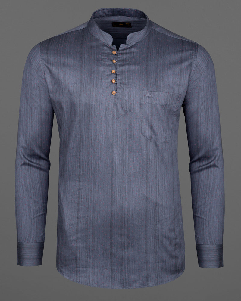 Scarpa Flow Grey with red Circles Printed Super Soft Premium Cotton Kurta Shirt 6281-KS-38, 6281-KS-H-38, 6281-KS-39, 6281-KS-H-39, 6281-KS-40, 6281-KS-H-40, 6281-KS-42, 6281-KS-H-42, 6281-KS-44, 6281-KS-H-44, 6281-KS-46, 6281-KS-H-46, 6281-KS-48, 6281-KS-H-48, 6281-KS-50, 6281-KS-H-50, 6281-KS-52, 6281-KS-H-52