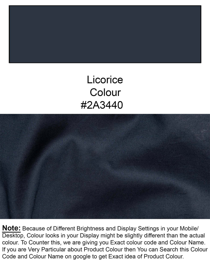 Licorice Blue Premium Cotton Shirt 6322-BLE-38, 6322-BLE-H-38, 6322-BLE-39, 6322-BLE-H-39,  6322-BLE-40, 6322-BLE-H-40,  6322-BLE-42,  6322-BLE-H-42,  6322-BLE-44,  6322-BLE-H-44,  6322-BLE-46,  6322-BLE-H-46,  6322-BLE-48,  6322-BLE-H-48,  6322-BLE-50,  6322-BLE-H-50,  6322-BLE-52,  6322-BLE-H-52