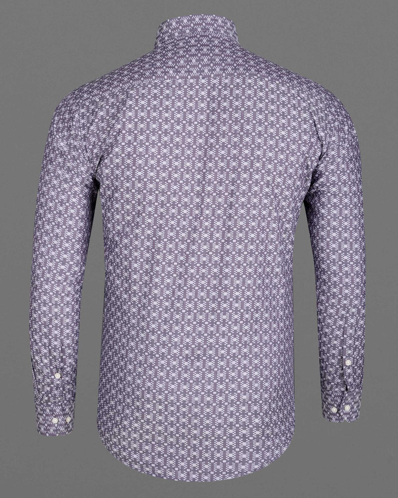 Wenage Jacquard Textured Overshirt