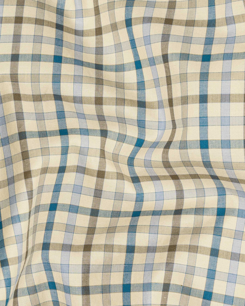 Pearl Bush Gingham Premium Cotton Shirt