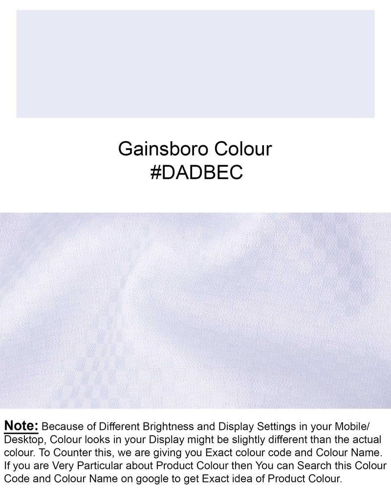 Gainsboro Blue Dobby Textured Premium Giza Cotton Shirt  6452-BLE-38, 6452-BLE-H-38, 6452-BLE-39, 6452-BLE-H-39, 6452-BLE-40, 6452-BLE-H-40, 6452-BLE-42, 6452-BLE-H-42, 6452-BLE-44, 6452-BLE-H-44, 6452-BLE-46, 6452-BLE-H-46, 6452-BLE-48, 6452-BLE-H-48, 6452-BLE-50, 6452-BLE-H-50, 6452-BLE-52, 6452-BLE-H-52