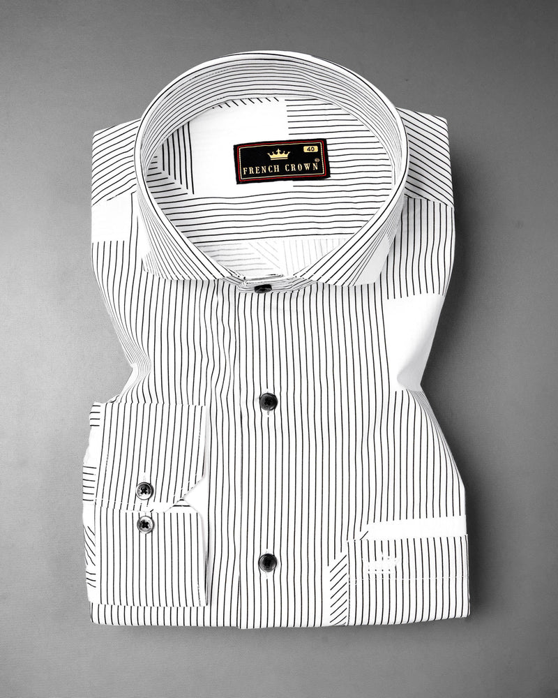 Bright White 3D Box Patterned Premium Cotton Shirt  6464-CA-38, 6464-CA-H-38, 6464-CA-39, 6464-CA-H-39, 6464-CA-40, 6464-CA-H-40, 6464-CA-42, 6464-CA-H-42, 6464-CA-44, 6464-CA-H-44, 6464-CA-46, 6464-CA-H-46, 6464-CA-48, 6464-CA-H-48, 6464-CA-50, 6464-CA-H-50, 6464-CA-52, 6464-CA-H-52