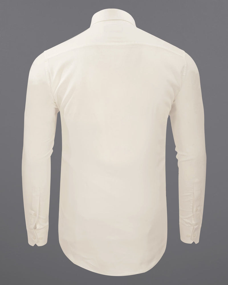 Off White Flannel Premium Cotton Shirt  6484-38, 6484-H-38, 6484-39, 6484-H-39, 6484-40, 6484-H-40, 6484-42, 6484-H-42, 6484-44, 6484-H-44, 6484-46, 6484-H-46, 6484-48, 6484-H-48, 6484-50, 6484-H-50, 6484-52, 6484-H-52
