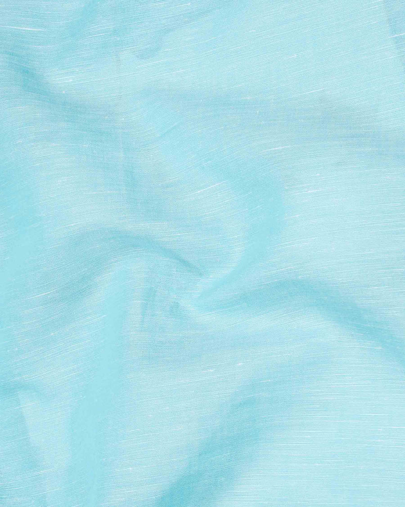 Aqua Blue Luxurious Linen Shirt 6530-M-38, 6530-M-H-38, 6530-M-39, 6530-M-H-39, 6530-M-40, 6530-M-H-40, 6530-M-42, 6530-M-H-42, 6530-M-44, 6530-M-H-44, 6530-M-46, 6530-M-H-46, 6530-M-48, 6530-M-H-48, 6530-M-50, 6530-M-H-50, 6530-M-52, 6530-M-H-52