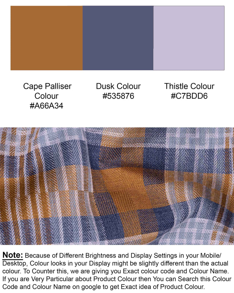 Cape Palliser with Dusk Blue Twill Plaid Premium Cotton Shirt 6537-CA-38,6537-CA-H-38,6537-CA-39,6537-CA-H-39,6537-CA-40,6537-CA-H-40,6537-CA-42,6537-CA-H-42,6537-CA-44,6537-CA-H-44,6537-CA-46,6537-CA-H-46,6537-CA-48,6537-CA-H-48,6537-CA-50,6537-CA-H-50,6537-CA-52,6537-CA-H-52