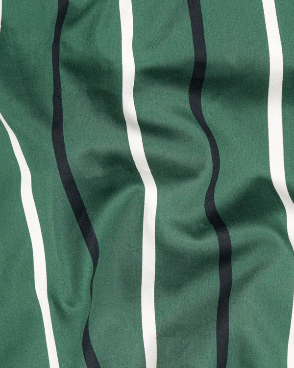 Viridian Green Striped Super Soft Premium Cotton Shirt 6551-38,6551-H-38,6551-39,6551-H-39,6551-40,6551-H-40,6551-42,6551-H-42,6551-44,6551-H-44,6551-46,6551-H-46,6551-48,6551-H-48,6551-50,6551-H-50,6551-52,6551-H-52