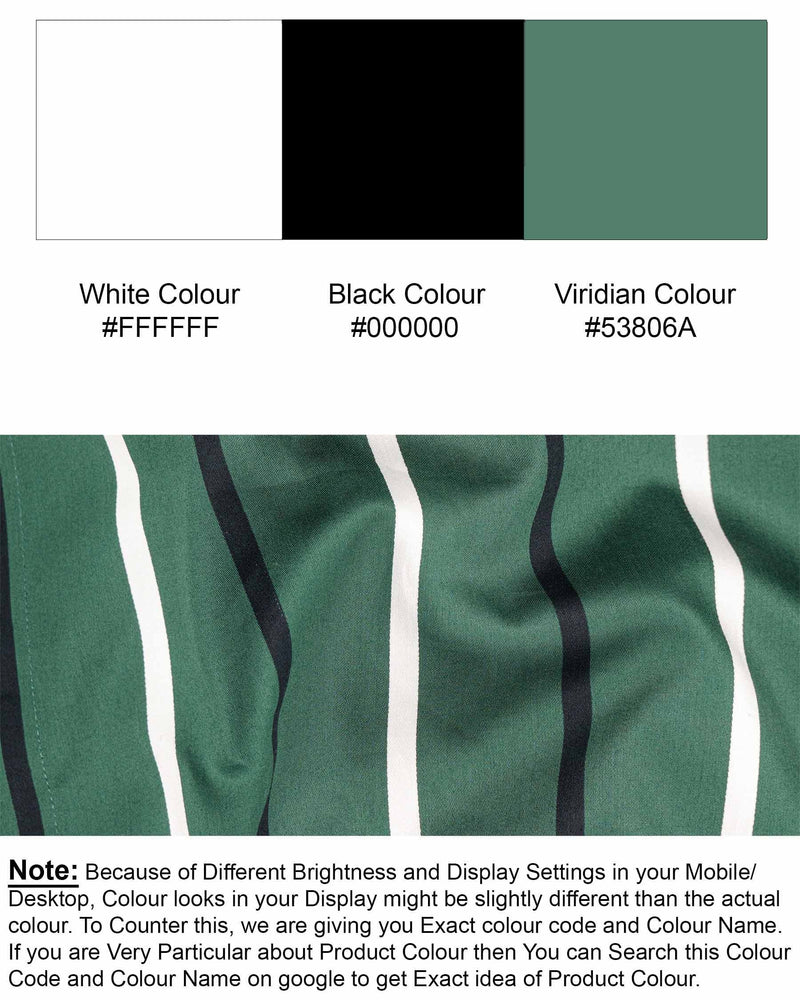 Viridian Green Striped Super Soft Premium Cotton Shirt 6551-38,6551-H-38,6551-39,6551-H-39,6551-40,6551-H-40,6551-42,6551-H-42,6551-44,6551-H-44,6551-46,6551-H-46,6551-48,6551-H-48,6551-50,6551-H-50,6551-52,6551-H-52