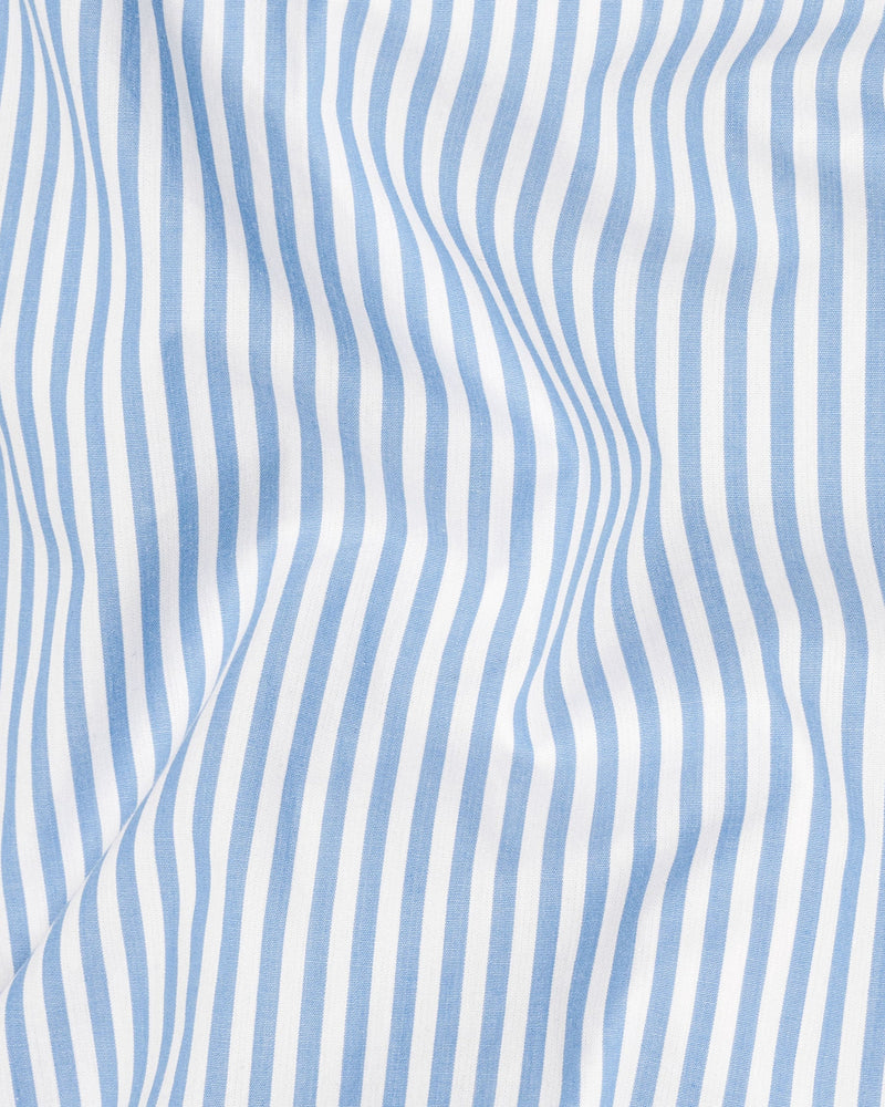 Bright White and Tropical Blue Striped Premium Cotton Shirt 6554-WCC-38,6554-WCC-H-38,6554-WCC-39,6554-WCC-H-39,6554-WCC-40,6554-WCC-H-40,6554-WCC-42,6554-WCC-H-42,6554-WCC-44,6554-WCC-H-44,6554-WCC-46,6554-WCC-H-46,6554-WCC-48,6554-WCC-H-48,6554-WCC-50,6554-WCC-H-50,6554-WCC-52,6554-WCC-H-52