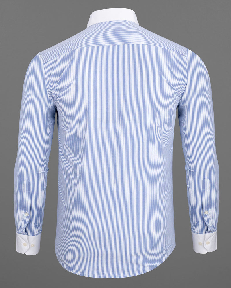Bright White and Wistful Blue Striped with White Collar Premium Cotton Shirt 6562-WCC-CA-38,6562-WCC-CA-H-38,6562-WCC-CA-39,6562-WCC-CA-H-39,6562-WCC-CA-40,6562-WCC-CA-H-40,6562-WCC-CA-42,6562-WCC-CA-H-42,6562-WCC-CA-44,6562-WCC-CA-H-44,6562-WCC-CA-46,6562-WCC-CA-H-46,6562-WCC-CA-48,6562-WCC-CA-H-48,6562-WCC-CA-50,6562-WCC-CA-H-50,6562-WCC-CA-52,6562-WCC-CA-H-52