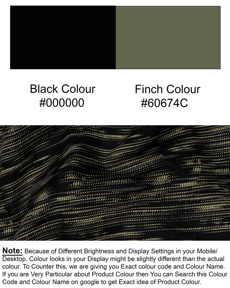 Jet Black and Finch Green Premium Cotton Shirt 6582-38,6582-H-38,6582-39,6582-H-39,6582-40,6582-H-40,6582-42,6582-H-42,6582-44,6582-H-44,6582-46,6582-H-46,6582-48,6582-H-48,6582-50,6582-H-50,6582-52,6582-H-52