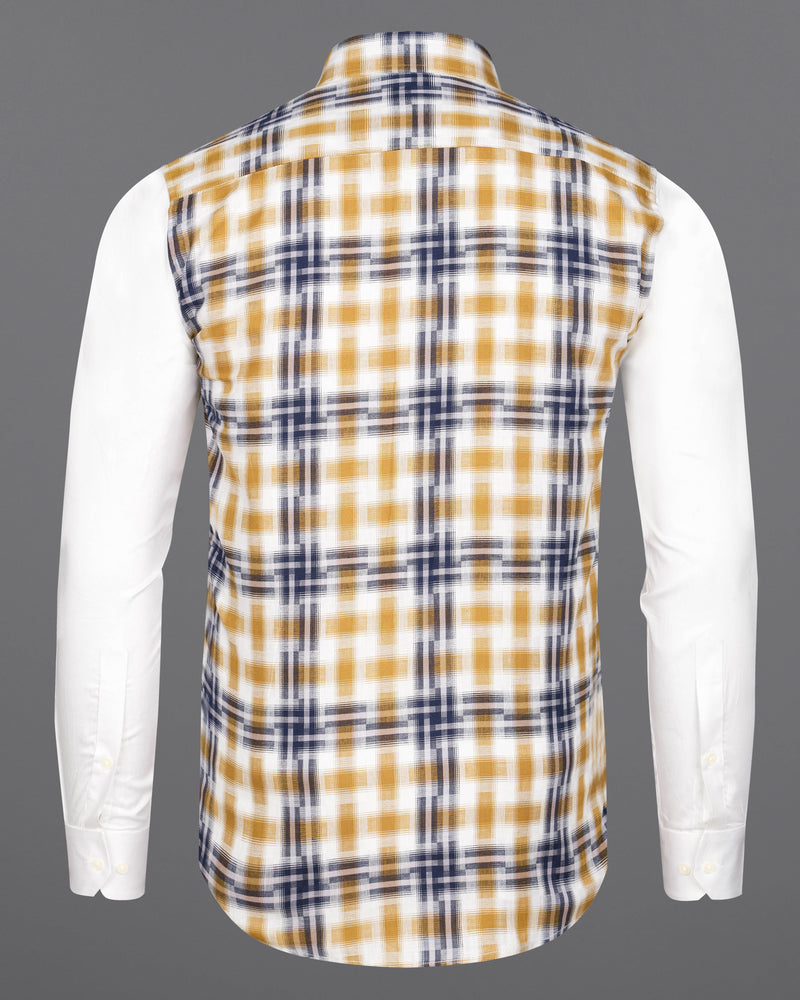 Bright White with Driftwood Brown and Firefly Blue Plaid Super Soft Premium Cotton Designer Shirt 6650-D5-E038-38, 6650-D5-E038-H-38, 6650-D5-E038-39, 6650-D5-E038-H-39, 6650-D5-E038-40, 6650-D5-E038-H-40, 6650-D5-E038-42, 6650-D5-E038-H-42, 6650-D5-E038-44, 6650-D5-E038-H-44, 6650-D5-E038-46, 6650-D5-E038-H-46, 6650-D5-E038-48, 6650-D5-E038-H-48, 6650-D5-E038-50, 6650-D5-E038-H-50, 6650-D5-E038-52, 6650-D5-E038-H-52