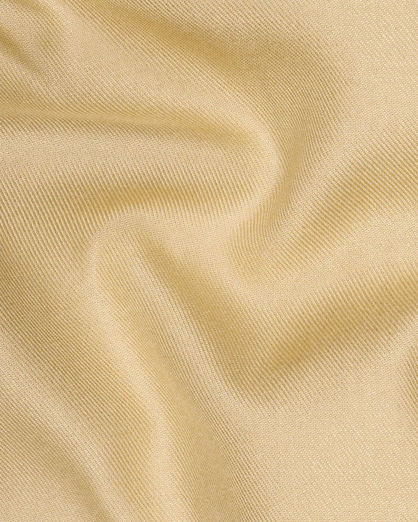 Sapling Golden Luxurious Linen Kurta Shirt