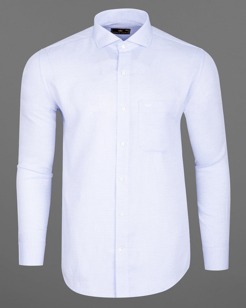 Zircon Dobby Textured Premium Giza Cotton Shirt