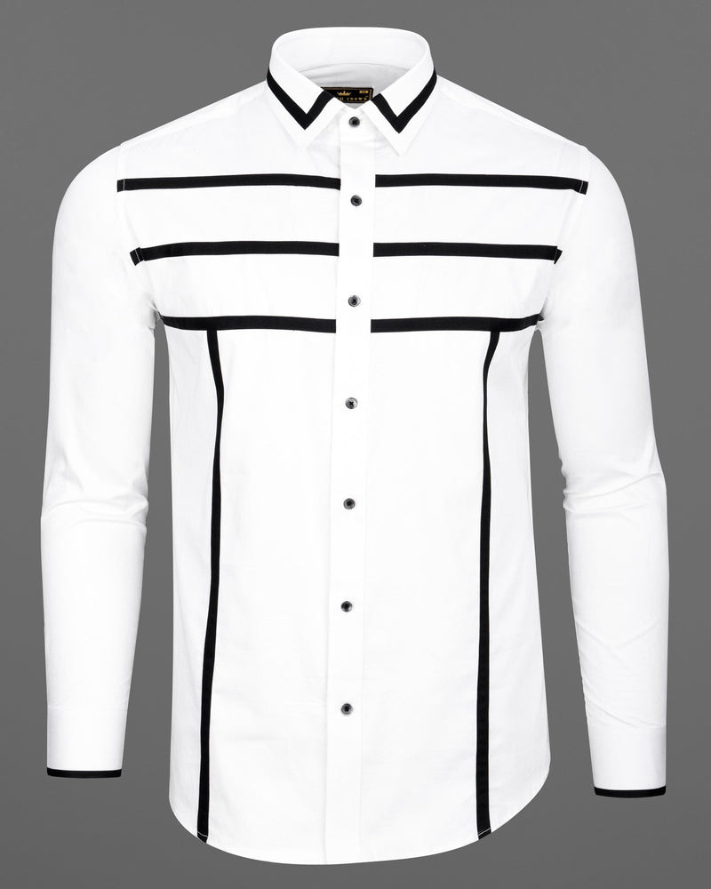 Black and White Striped  Super Soft Premium Cotton Designer Shirt 6821-BLK-38,6821-BLK-38,6821-BLK-39,6821-BLK-39,6821-BLK-40,6821-BLK-40,6821-BLK-42,6821-BLK-42,6821-BLK-44,6821-BLK-44,6821-BLK-46,6821-BLK-46,6821-BLK-48,6821-BLK-48,6821-BLK-50,6821-BLK-50,6821-BLK-52,6821-BLK-52