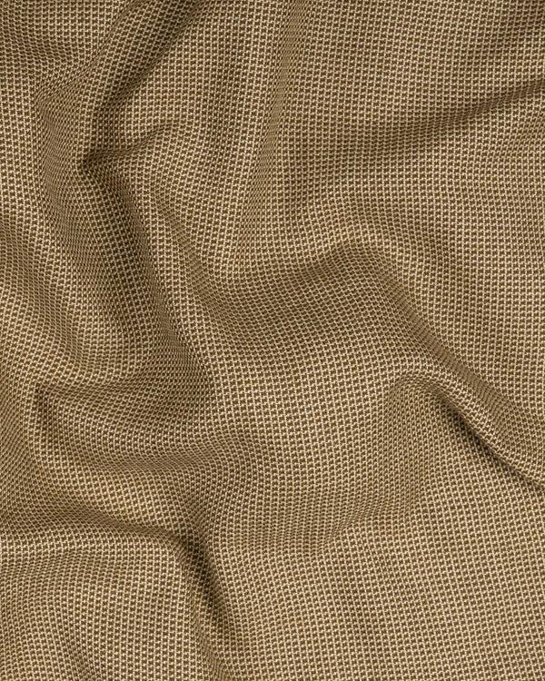 Stonewall Snake Pleated Dobby Textured Premium Giza Cotton Tuxedo Shirt