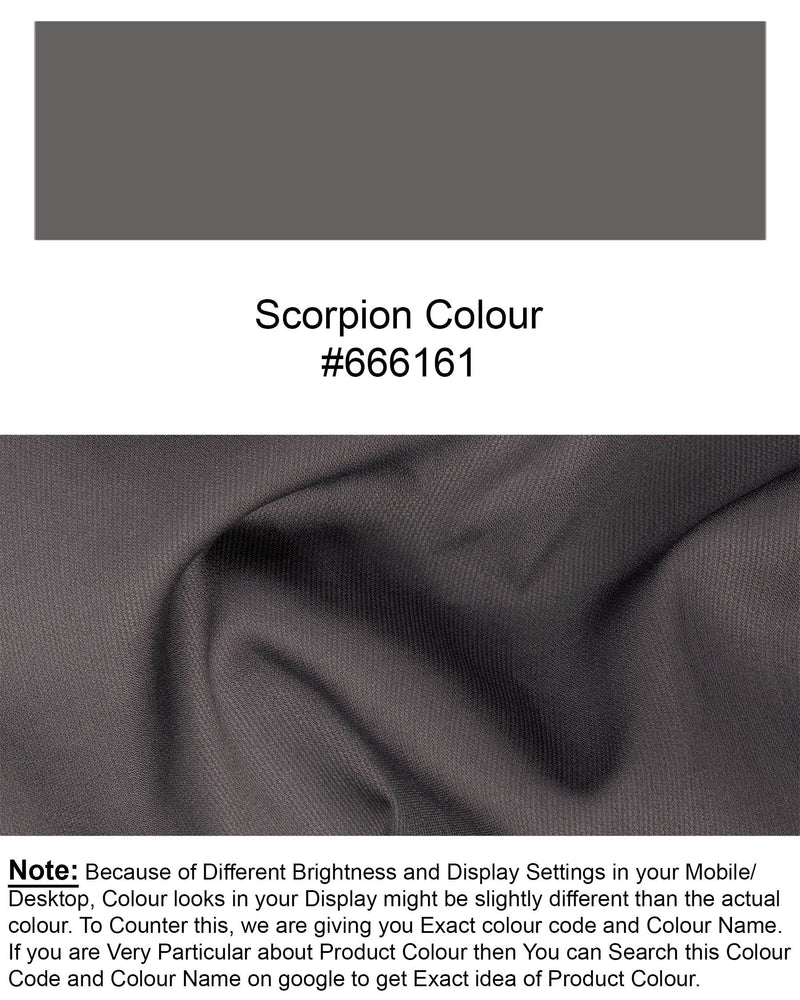 Scorpion Gray Premium Cotton Shirt
