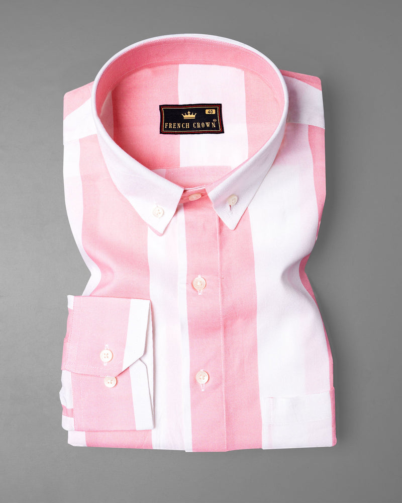 Bright White and Peach Schnapps Premium Tencel Shirt