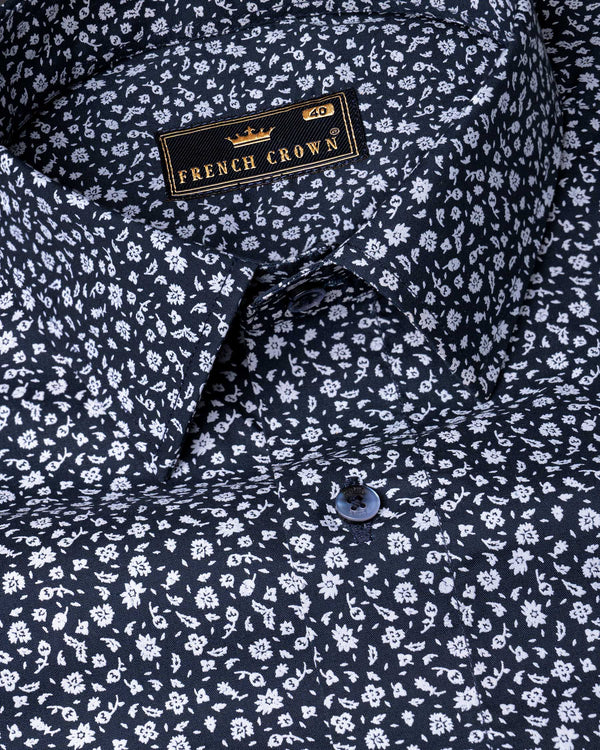 Firefly Floral Printed Premium Cotton Shirt