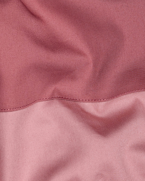 Dark Mauve and Blossom Pink Super Soft Premium Cotton Shirt