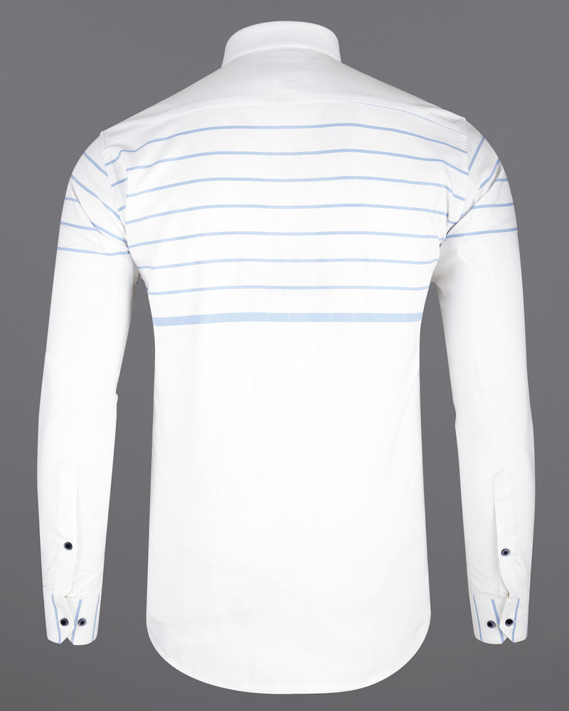 Bright White and Pale Cerulean Blue Horizontal Striped Royal Oxford Shirt 7073-BLE-38,7073-BLE-38,7073-BLE-39,7073-BLE-39,7073-BLE-40,7073-BLE-40,7073-BLE-42,7073-BLE-42,7073-BLE-44,7073-BLE-44,7073-BLE-46,7073-BLE-46,7073-BLE-48,7073-BLE-48,7073-BLE-50,7073-BLE-50,7073-BLE-52,7073-BLE-52