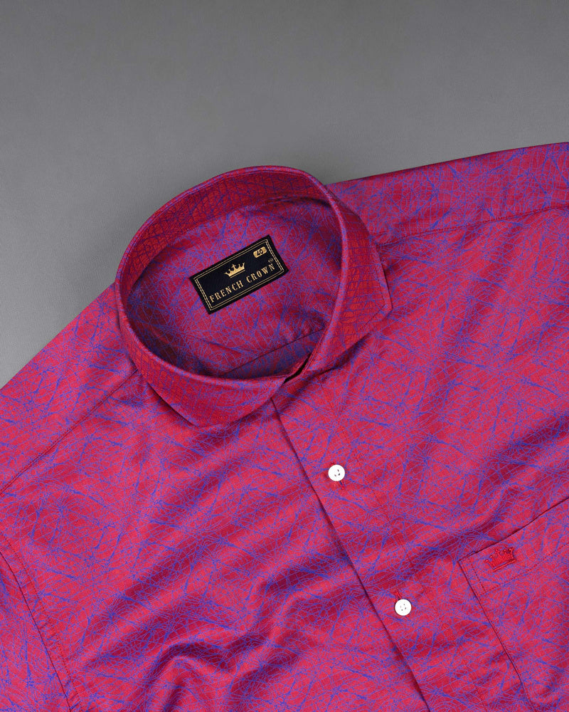 Cardinal Red With Sapphire Blue Graphic Textured Jacquard Textured Premium Giza Cotton Shirt 7088-CA-38,7088-CA-38,7088-CA-39,7088-CA-39,7088-CA-40,7088-CA-40,7088-CA-42,7088-CA-42,7088-CA-44,7088-CA-44,7088-CA-46,7088-CA-46,7088-CA-48,7088-CA-48,7088-CA-50,7088-CA-50,7088-CA-52,7088-CA-52