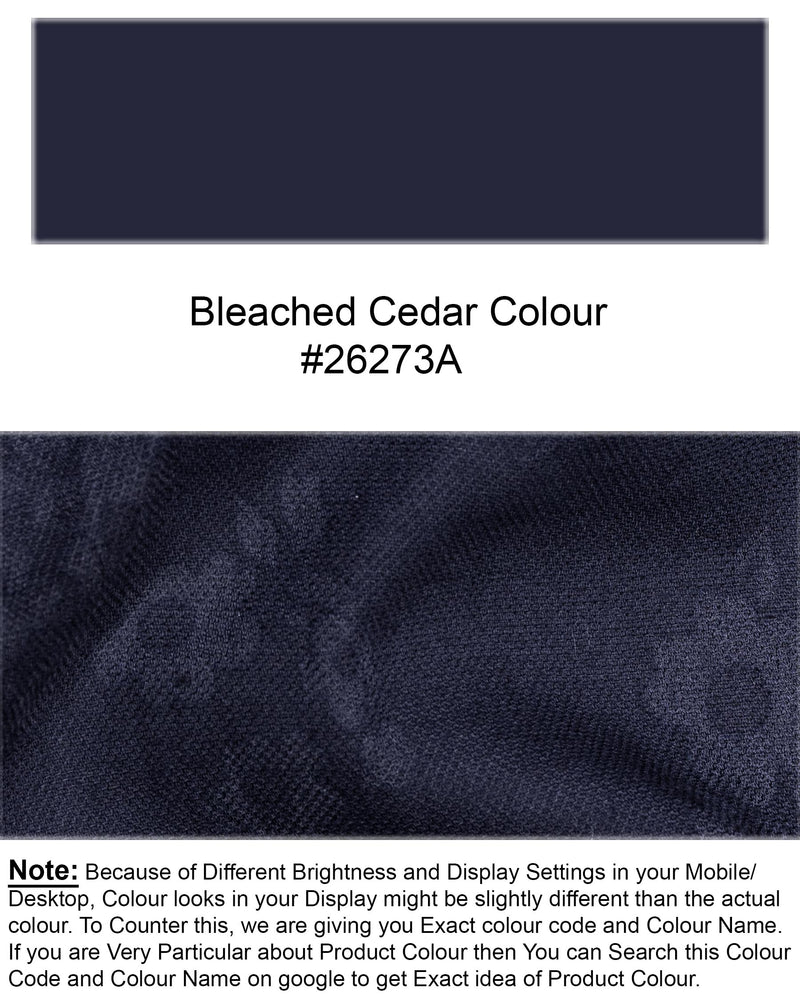 Bleached Cedar Blue Floral Dobby Textured Premium Giza Cotton Textured shirts 7114-38,7114-38,7114-39,7114-39,7114-40,7114-40,7114-42,7114-42,7114-44,7114-44,7114-46,7114-46,7114-48,7114-48,7114-50,7114-50,7114-52,7114-52