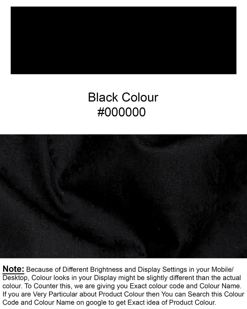 Jade Black With Self Paisleys Jacquard Textured Premium Giza Cotton Shirt 7136-BLK-38,7136-BLK-H-38,7136-BLK-39,7136-BLK-H-39,7136-BLK-40,7136-BLK-H-40,7136-BLK-42,7136-BLK-H-42,7136-BLK-44,7136-BLK-H-44,7136-BLK-46,7136-BLK-H-46,7136-BLK-48,7136-BLK-H-48,7136-BLK-50,7136-BLK-H-50,7136-BLK-52,7136-BLK-H-52