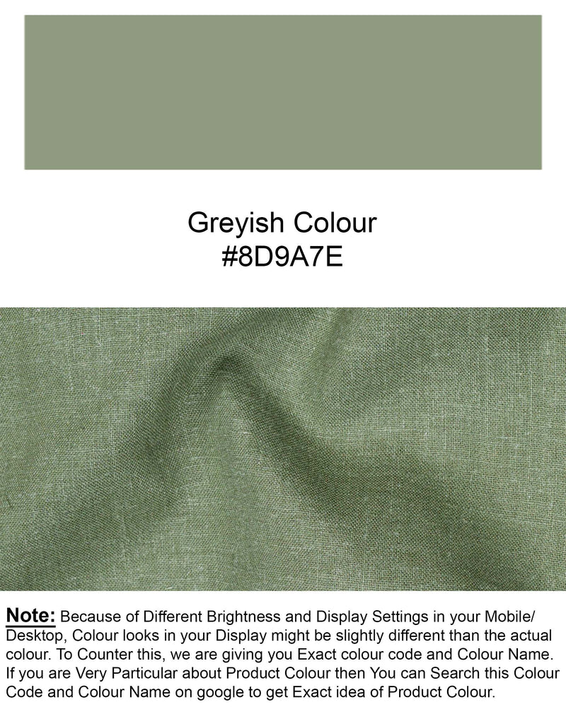 Greyish Green Premium Tencel Shirt 7137-38,7137-H-38,7137-39,7137-H-39,7137-40,7137-H-40,7137-42,7137-H-42,7137-44,7137-H-44,7137-46,7137-H-46,7137-48,7137-H-48,7137-50,7137-H-50,7137-52,7137-H-52