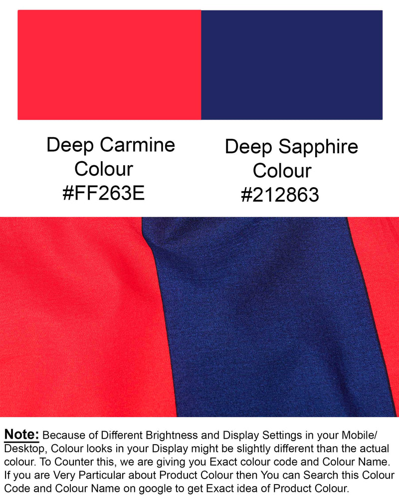 Deep Carmine and Deep Sapphire Blue Premium Cotton Shirt 7164-38,7164-H-38,7164-39,7164-H-39,7164-40,7164-H-40,7164-42,7164-H-42,7164-44,7164-H-44,7164-46,7164-H-46,7164-48,7164-H-48,7164-50,7164-H-50,7164-52,7164-H-52