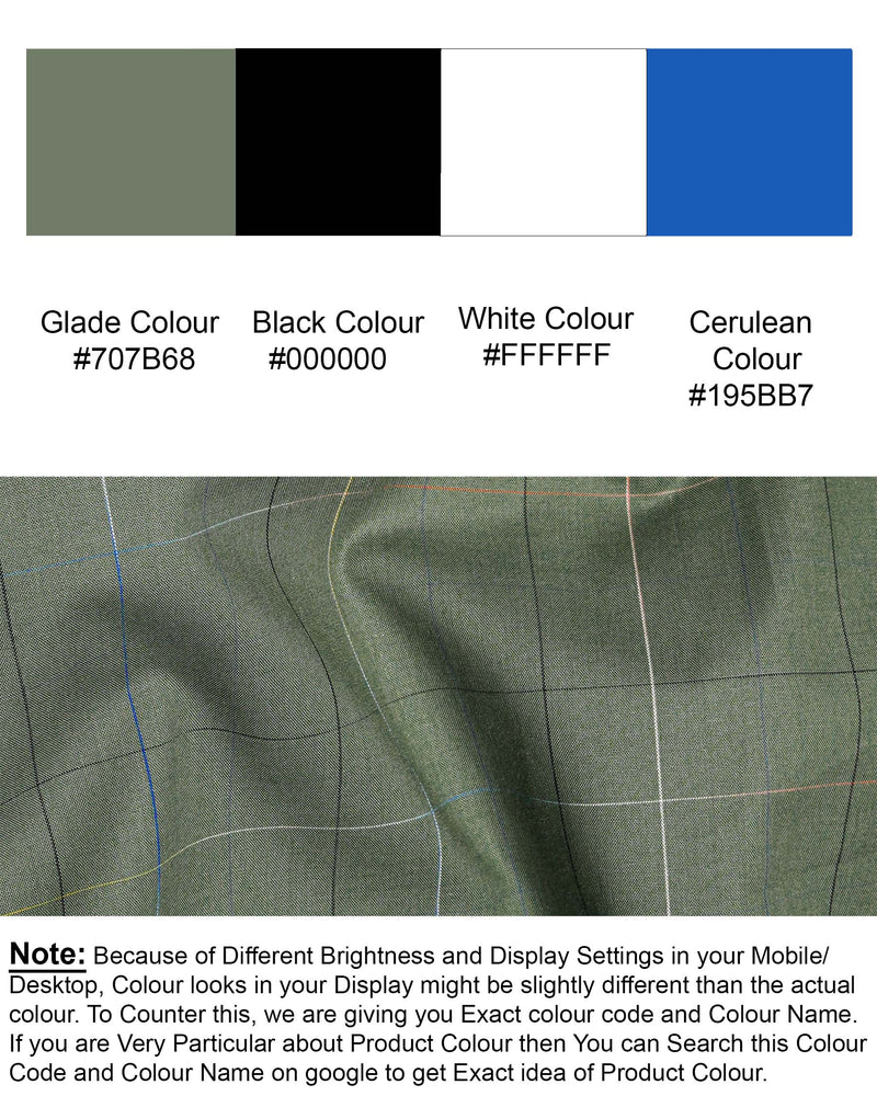 Glade Green windowpane Premium Cotton Shirt 7204-CA-38,7204-CA-H-38,7204-CA-39,7204-CA-H-39,7204-CA-40,7204-CA-H-40,7204-CA-42,7204-CA-H-42,7204-CA-44,7204-CA-H-44,7204-CA-46,7204-CA-H-46,7204-CA-48,7204-CA-H-48,7204-CA-50,7204-CA-H-50,7204-CA-52,7204-CA-H-52