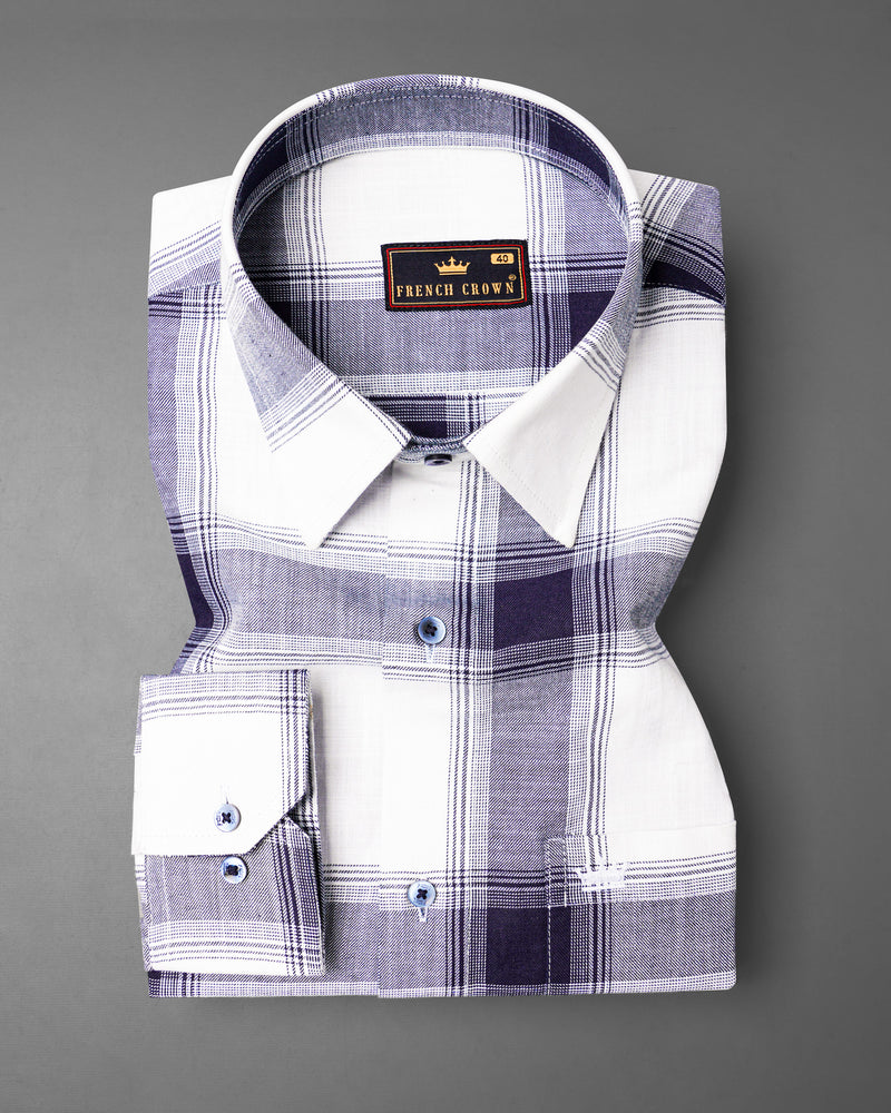 Bright White Plaid Royal Oxford Shirt 7211-BLE-38,7211-BLE-H-38,7211-BLE-39,7211-BLE-H-39,7211-BLE-40,7211-BLE-H-40,7211-BLE-42,7211-BLE-H-42,7211-BLE-44,7211-BLE-H-44,7211-BLE-46,7211-BLE-H-46,7211-BLE-48,7211-BLE-H-48,7211-BLE-50,7211-BLE-H-50,7211-BLE-52,7211-BLE-