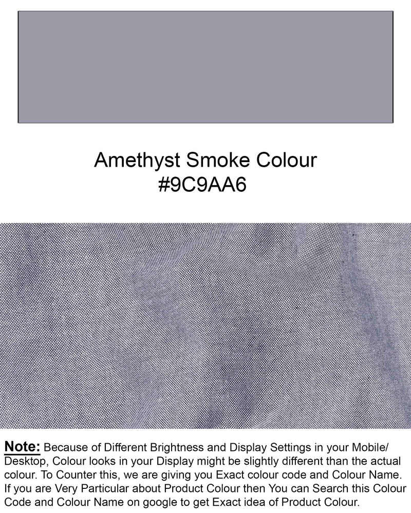 Amethyst Smoke Gray Royal Oxford Shirt