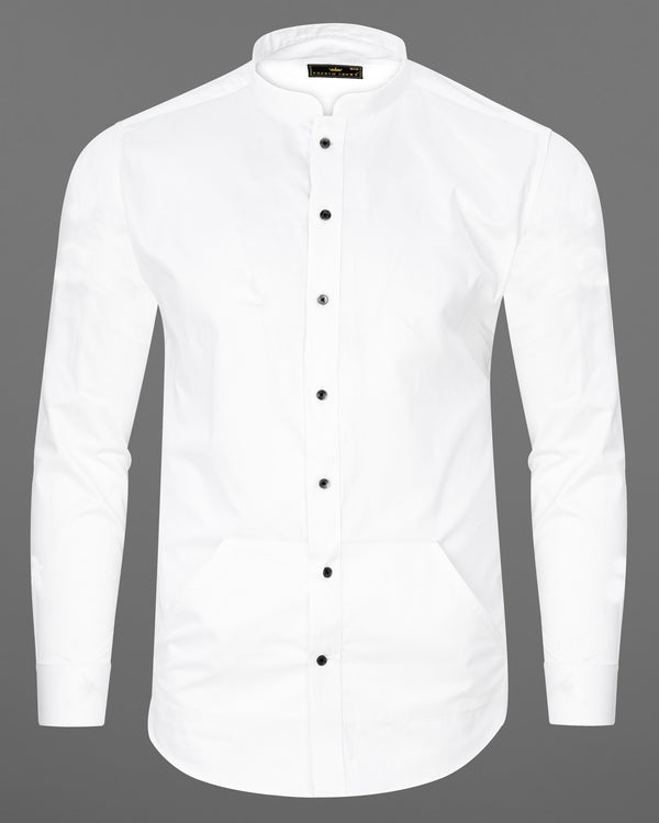 Bright White Super Soft Premium Cotton Shirt
