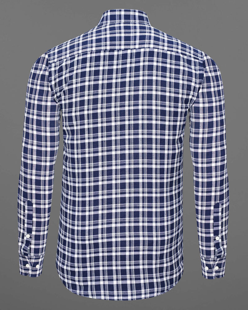 Lucky Point Blue Twill Plaid Premium Cotton Shirt 7486-BD-38, 7486-BD-H-38, 7486-BD-39, 7486-BD-H-39, 7486-BD-40, 7486-BD-H-40, 7486-BD-42, 7486-BD-H-42, 7486-BD-44, 7486-BD-H-44, 7486-BD-46, 7486-BD-H-46, 7486-BD-48, 7486-BD-H-48, 7486-BD-50, 7486-BD-H-50, 7486-BD-52, 7486-BD-H-52