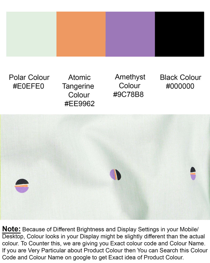 Polar Green and Amethyst Violet Circle Printed Premium Cotton Shirt 7561-BLK-38,7561-BLK-38,7561-BLK-39,7561-BLK-39,7561-BLK-40,7561-BLK-40,7561-BLK-42,7561-BLK-42,7561-BLK-44,7561-BLK-44,7561-BLK-46,7561-BLK-46,7561-BLK-48,7561-BLK-48,7561-BLK-50,7561-BLK-50,7561-BLK-52,7561-BLK-52