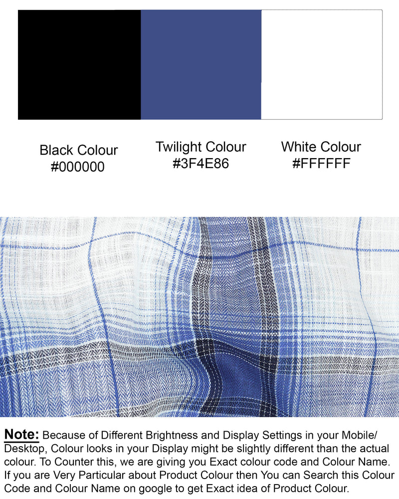 Bright White and Twilight Blue Plaid Herringbone Shirt 7624-BD-BLE-38,7624-BD-BLE-38,7624-BD-BLE-39,7624-BD-BLE-39,7624-BD-BLE-40,7624-BD-BLE-40,7624-BD-BLE-42,7624-BD-BLE-42,7624-BD-BLE-44,7624-BD-BLE-44,7624-BD-BLE-46,7624-BD-BLE-46,7624-BD-BLE-48,7624-BD-BLE-48,7624-BD-BLE-50,7624-BD-BLE-50,7624-BD-BLE-52,7624-BD-BLE-52