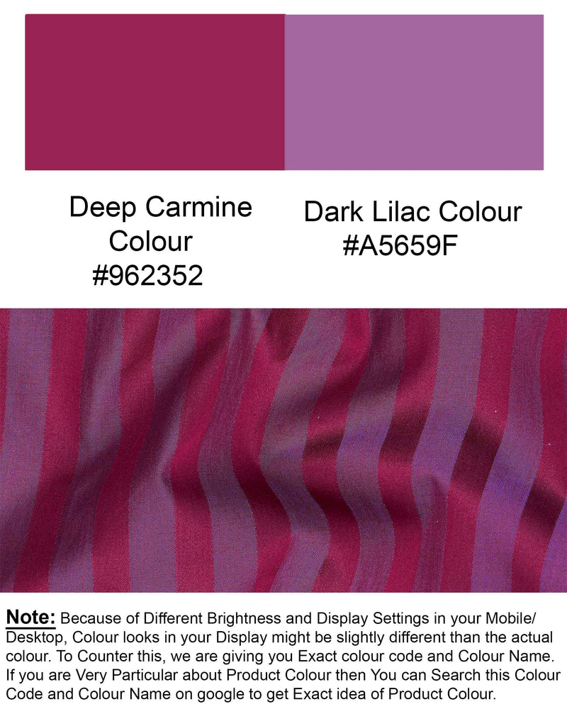 Deep Carmine Wine and Dark Lilac Violet Striped Jacquard Textured Premium Giza Cotton Shirt 7671-CA-38,7671-CA-38,7671-CA-39,7671-CA-39,7671-CA-40,7671-CA-40,7671-CA-42,7671-CA-42,7671-CA-44,7671-CA-44,7671-CA-46,7671-CA-46,7671-CA-48,7671-CA-48,7671-CA-50,7671-CA-50,7671-CA-52,7671-CA-52