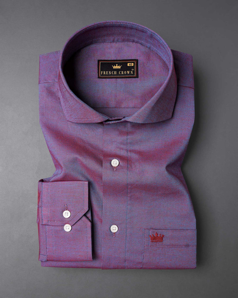 Antique Fuchsia Purple and Twilight Blue Two Tone Chambray Textured Premium Cotton Shirt 7677-CA-38,7677-CA-38,7677-CA-39,7677-CA-39,7677-CA-40,7677-CA-40,7677-CA-42,7677-CA-42,7677-CA-44,7677-CA-44,7677-CA-46,7677-CA-46,7677-CA-48,7677-CA-48,7677-CA-50,7677-CA-50,7677-CA-52,7677-CA-52