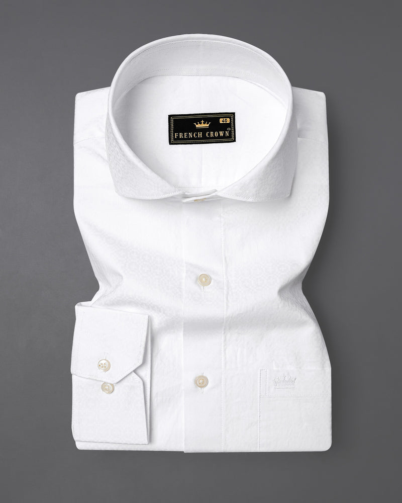 Bright White Dobby Textured Premium Giza Cotton Shirt 7700-CA-38,7700-CA-38,7700-CA-39,7700-CA-39,7700-CA-40,7700-CA-40,7700-CA-42,7700-CA-42,7700-CA-44,7700-CA-44,7700-CA-46,7700-CA-46,7700-CA-48,7700-CA-48,7700-CA-50,7700-CA-50,7700-CA-52,7700-CA-52