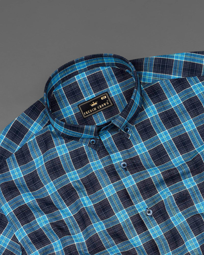 Mirage Navy Blue and Pacific Blue Plaid Dobby Textured Premium Giza Cotton Shirt 7701-BD-BLE-38,7701-BD-BLE-38,7701-BD-BLE-39,7701-BD-BLE-39,7701-BD-BLE-40,7701-BD-BLE-40,7701-BD-BLE-42,7701-BD-BLE-42,7701-BD-BLE-44,7701-BD-BLE-44,7701-BD-BLE-46,7701-BD-BLE-46,7701-BD-BLE-48,7701-BD-BLE-48,7701-BD-BLE-50,7701-BD-BLE-50,7701-BD-BLE-52,7701-BD-BLE-52