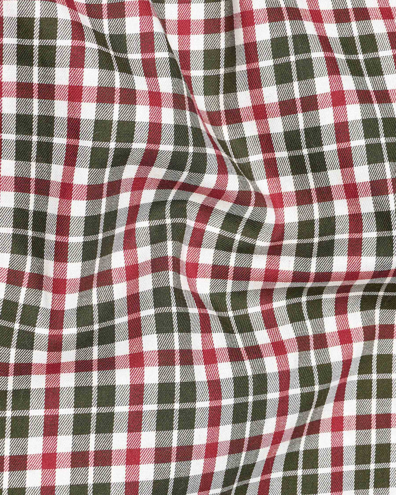 Smoky Topaz Red and Birch Dark Green Plaid Checkered Twill Premium Cotton Shirt 7703-BD-MN-38,7703-BD-MN-38,7703-BD-MN-39,7703-BD-MN-39,7703-BD-MN-40,7703-BD-MN-40,7703-BD-MN-42,7703-BD-MN-42,7703-BD-MN-44,7703-BD-MN-44,7703-BD-MN-46,7703-BD-MN-46,7703-BD-MN-48,7703-BD-MN-48,7703-BD-MN-50,7703-BD-MN-50,7703-BD-MN-52,7703-BD-MN-52