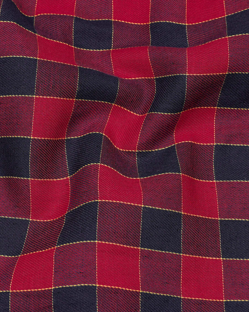 Shiraz Red with Topaz Navy Blue Plaid Twill Premium Cotton Shirt 7705-BD-38,7705-BD-38,7705-BD-39,7705-BD-39,7705-BD-40,7705-BD-40,7705-BD-42,7705-BD-42,7705-BD-44,7705-BD-44,7705-BD-46,7705-BD-46,7705-BD-48,7705-BD-48,7705-BD-50,7705-BD-50,7705-BD-52,7705-BD-52