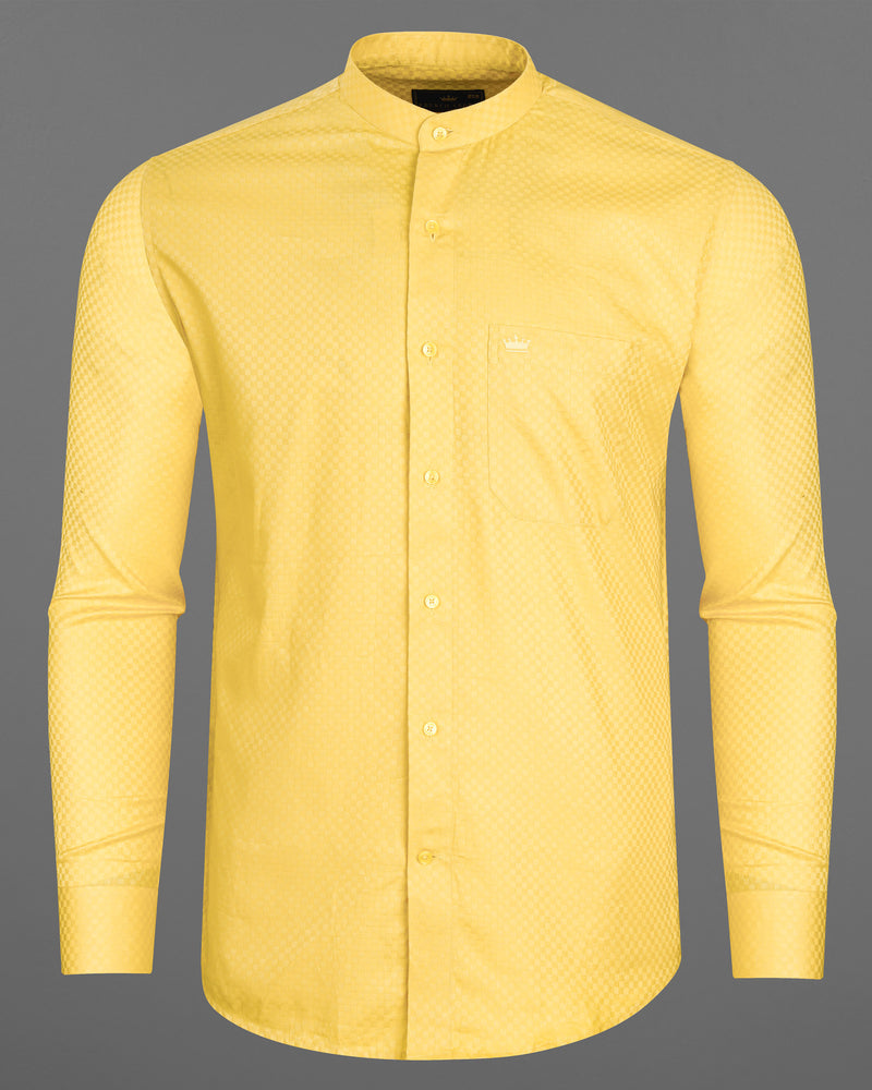 Arylide Yellow Checked Dobby Textured Premium Giza Cotton Shirt 7735-M-YL-38,7735-M-YL-38,7735-M-YL-39,7735-M-YL-39,7735-M-YL-40,7735-M-YL-40,7735-M-YL-42,7735-M-YL-42,7735-M-YL-44,7735-M-YL-44,7735-M-YL-46,7735-M-YL-46,7735-M-YL-48,7735-M-YL-48,7735-M-YL-50,7735-M-YL-50,7735-M-YL-52,7735-M-YL-52