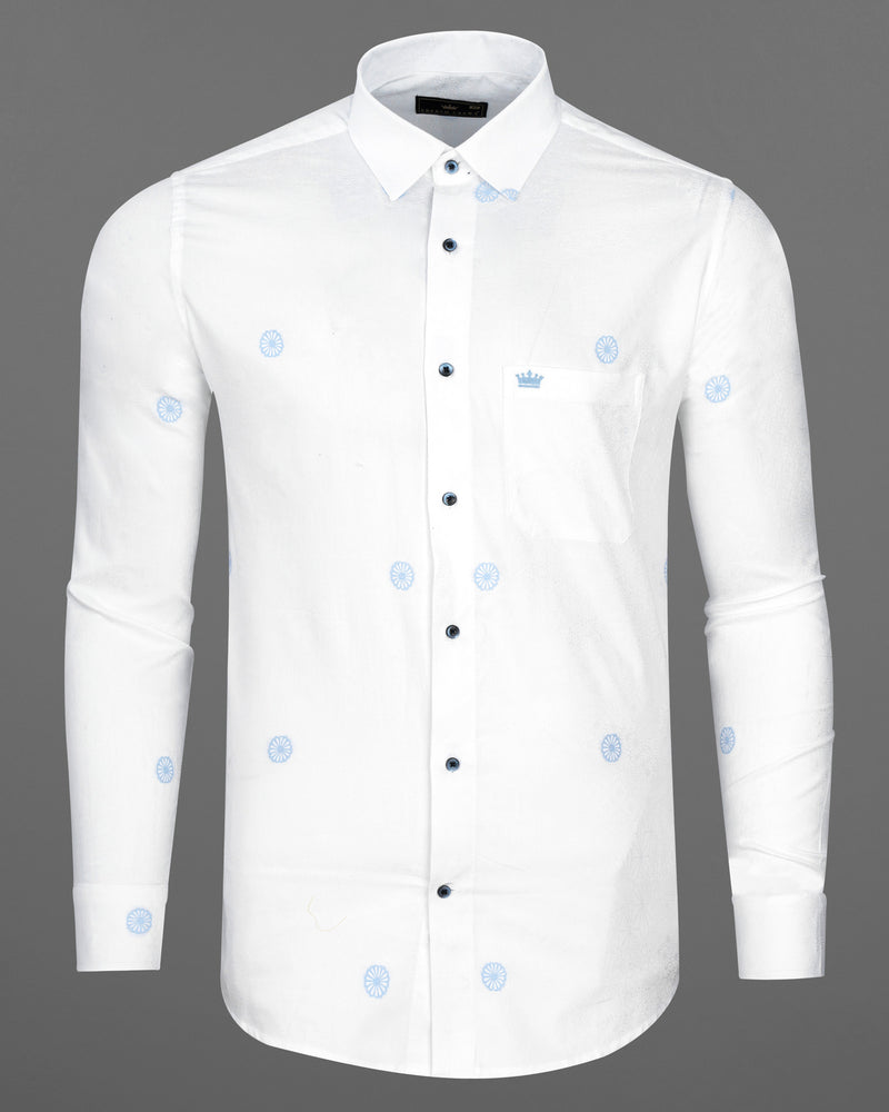 Bright White Floral Designed Jacquard Textured Premium Cotton Shirt 7758-BLE-38,7758-BLE-38,7758-BLE-39,7758-BLE-39,7758-BLE-40,7758-BLE-40,7758-BLE-42,7758-BLE-42,7758-BLE-44,7758-BLE-44,7758-BLE-46,7758-BLE-46,7758-BLE-48,7758-BLE-48,7758-BLE-50,7758-BLE-50,7758-BLE-52,7758-BLE-52