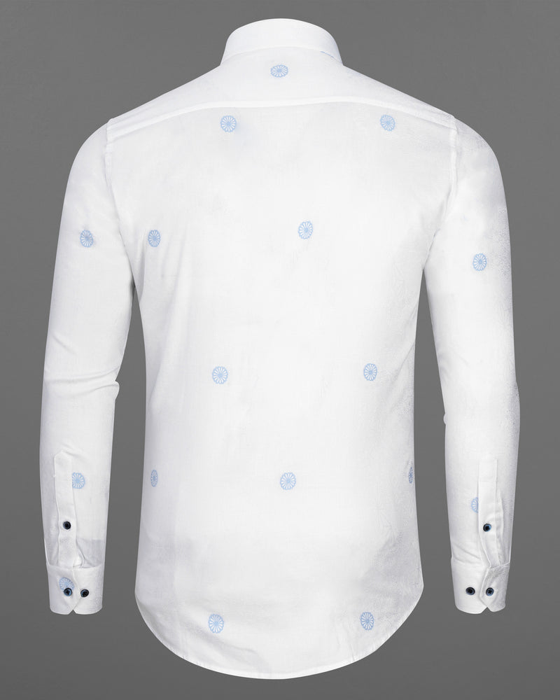 Bright White Floral Designed Jacquard Textured Premium Cotton Shirt 7758-BLE-38,7758-BLE-38,7758-BLE-39,7758-BLE-39,7758-BLE-40,7758-BLE-40,7758-BLE-42,7758-BLE-42,7758-BLE-44,7758-BLE-44,7758-BLE-46,7758-BLE-46,7758-BLE-48,7758-BLE-48,7758-BLE-50,7758-BLE-50,7758-BLE-52,7758-BLE-52