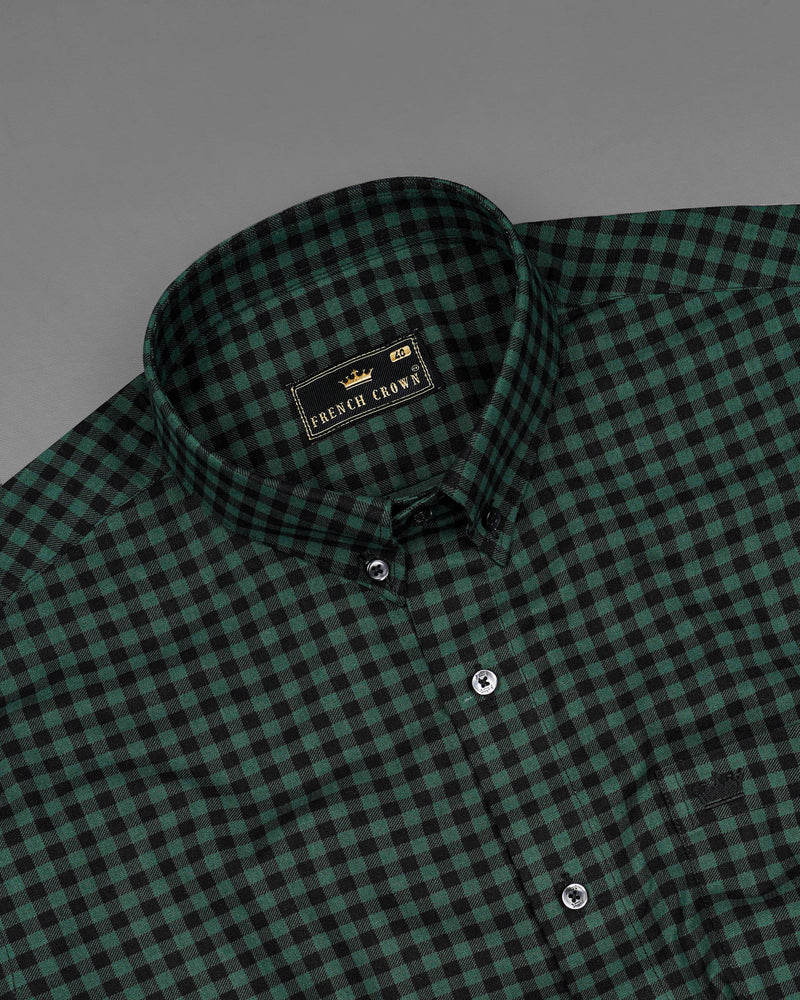 Outer Space Green With Back Gingham Checkered Twill Premium Cotton Shirt 7761-BD-BLK-38,7761-BD-BLK-38,7761-BD-BLK-39,7761-BD-BLK-39,7761-BD-BLK-40,7761-BD-BLK-40,7761-BD-BLK-42,7761-BD-BLK-42,7761-BD-BLK-44,7761-BD-BLK-44,7761-BD-BLK-46,7761-BD-BLK-46,7761-BD-BLK-48,7761-BD-BLK-48,7761-BD-BLK-50,7761-BD-BLK-50,7761-BD-BLK-52,7761-BD-BLK-52 