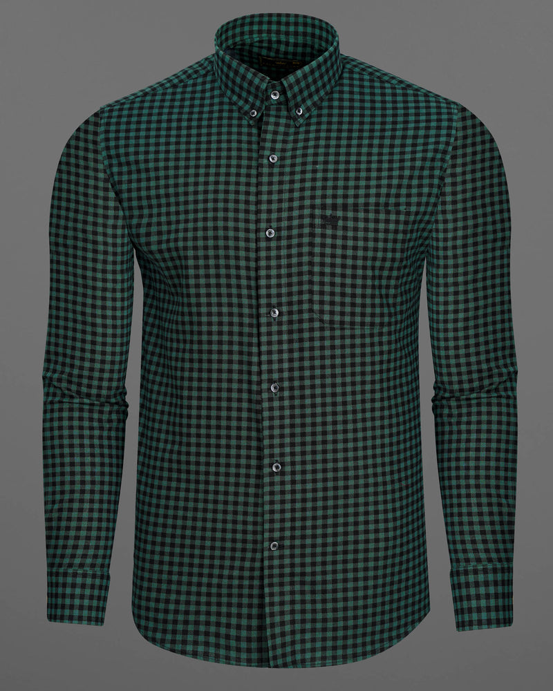 Outer Space Green With Back Gingham Checkered Twill Premium Cotton Shirt 7761-BD-BLK-38,7761-BD-BLK-38,7761-BD-BLK-39,7761-BD-BLK-39,7761-BD-BLK-40,7761-BD-BLK-40,7761-BD-BLK-42,7761-BD-BLK-42,7761-BD-BLK-44,7761-BD-BLK-44,7761-BD-BLK-46,7761-BD-BLK-46,7761-BD-BLK-48,7761-BD-BLK-48,7761-BD-BLK-50,7761-BD-BLK-50,7761-BD-BLK-52,7761-BD-BLK-52 