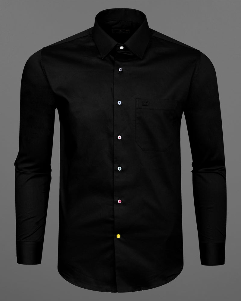 Jade Black colorful buttons Super Soft Premium Cotton Shirt 7790-MCB-38,7790-MCB-38,7790-MCB-39,7790-MCB-39,7790-MCB-40,7790-MCB-40,7790-MCB-42,7790-MCB-42,7790-MCB-44,7790-MCB-44,7790-MCB-46,7790-MCB-46,7790-MCB-48,7790-MCB-48,7790-MCB-50,7790-MCB-50,7790-MCB-52,7790-MCB-52